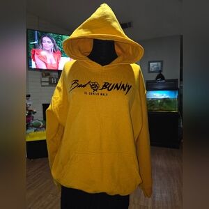Gildan Bright Orange Heavy Blend Hoodie with Tag